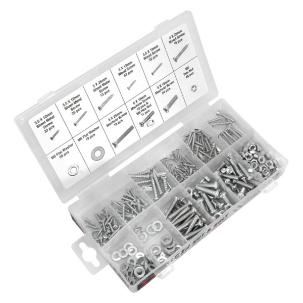Performance Tool® - Metric Nuts & Bolts Assortment (347 Pieces)