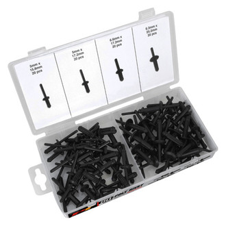 Performance Tool® - Poly Rivet Assortment (80 Pieces)