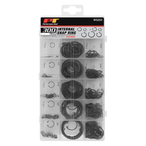 Performance Tool® W5254 - Internal Snap Ring Assortment (300