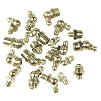Performance Tool® - 1/4" x 28 NPT Grease Fitting Assortment, 10 Pieces