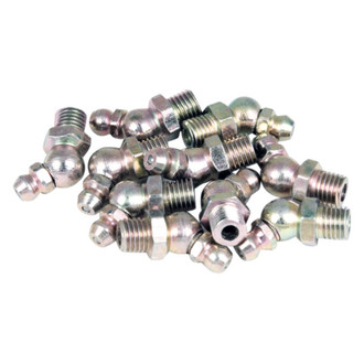Performance Tool® - 8 mm Metric 45° Short Grease Fitting, 10 Pieces