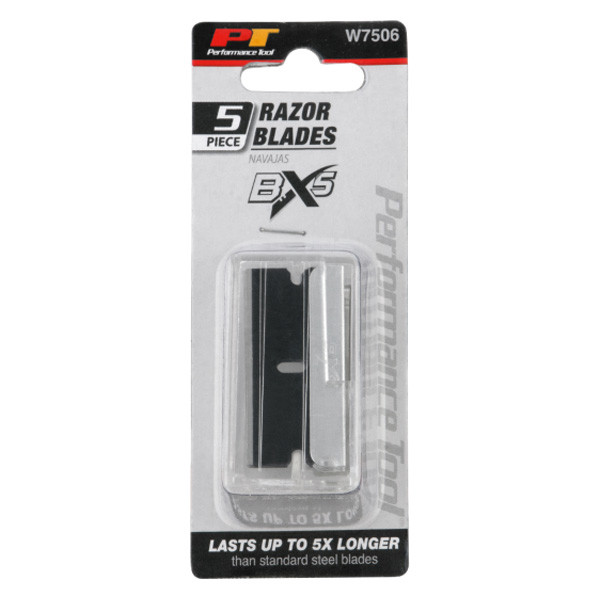 Performance Tool® W7506 - BX5™ Razor Blades (5 Pieces) - TOOLSiD.com