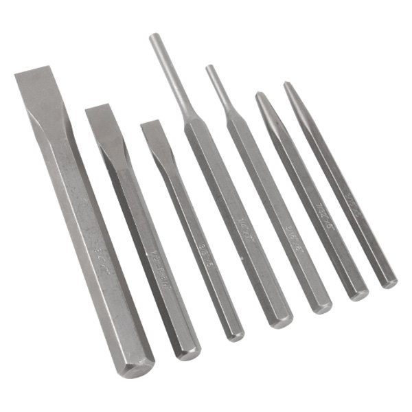 Performance Tool® - 7-piece Punch and Chisel Mixed Set