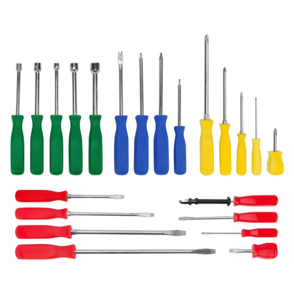 Performance Tool® - 21-piece Dipped Handle Magnetic Phillips/Slotted/Torx/Nut Driver Mixed Screwdriver Set