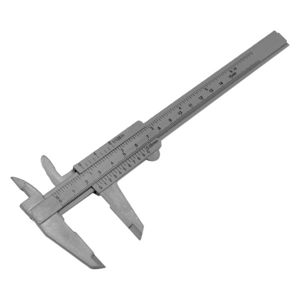 Performance Tool® - 0 to 6" SAE and Metric Plastic Slide Caliper