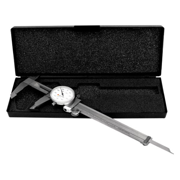 Performance Tool® - 0 to 6" SAE and Metric Stainless Steel Dial Caliper 
