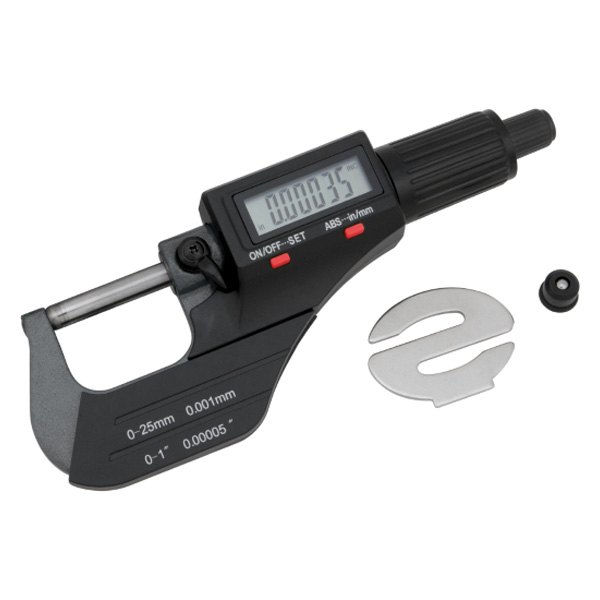 Performance Tool® - 0 to 1" SAE and Metric Digital Outside Micrometer