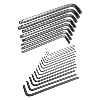 Performance Tool® - 22-Piece SAE/Metric Ball End Hex Key Set