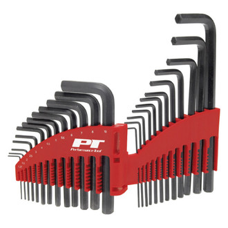 Performance Tool® W80281 - 25-Piece SAE/Metric Hex Key Set