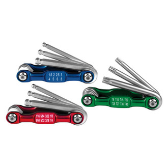 Performance Tool® - 3-Piece SAE/Metric Ball End Folding Torx Keys