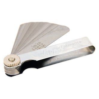 Performance Tool® - 0.0015 to 0.025" SAE and Metric Straight Standard Feeler Gauge Set