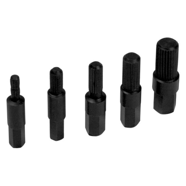 Performance Tool® - 5-piece 1/4" to 1/2" Hex Shank Stripped Flute Screw Extractor Set