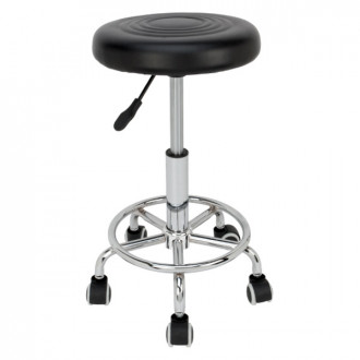 Performance Tool® W85027 - Black Pneumatic Rolling Bar Stool
