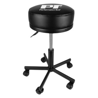 Performance Tool® W85033 Black Pneumatic Rolling Shop Stool