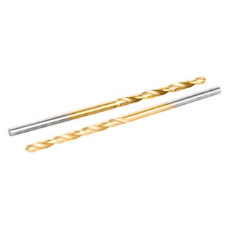 Performance Tool® - 5/64" Titanium SAE Straight Shank Right Hand Drill Bits (2 Pieces)