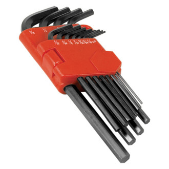 Performance Tool® - 12-Piece 0.05" to 5/16" SAE Long Arm Hex Key Set