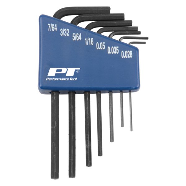 Performance Tool® - 7-Piece Metric Micro Hex Key Set