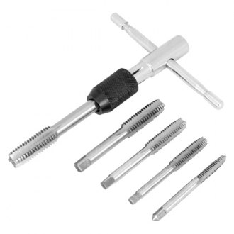 Kingwon Mini Hand Screw Die Metric DIY Tool Drill Tapping Threading Kit M1.1 M1.2 M1.4 M1.6 M1.8 M2 M2.5 with Adjustable Tap Wrench M1-8,in Plastic Case