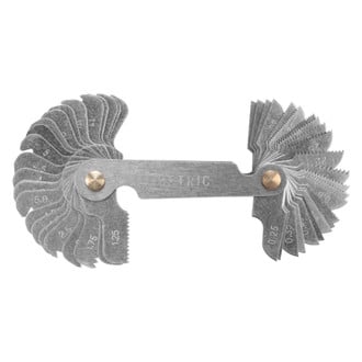Performance Tool® - 4 to 62 TPI SAE and Metric Thread Pitch Gauge Set