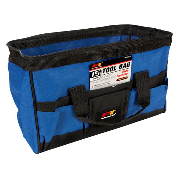Performance Tool® - 6-Pocket Wide-Mouth Opening Tool Bag