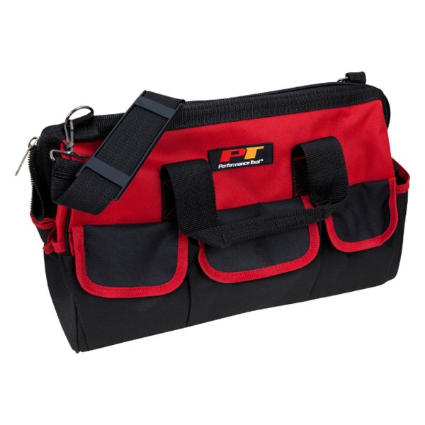 Performance Tool® - 11-Pocket Wide-Mouth Opening Tool Bag