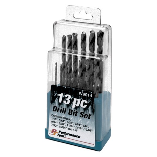 Sizes listed in description New 13 Piece Drill Bit Set