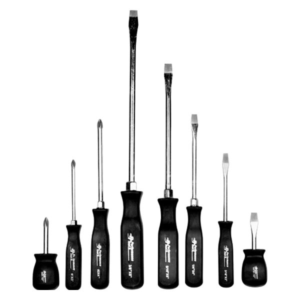 Performance Tool® - Professional™ 8-piece Dipped Handle Magnetic Phillips/Slotted Mixed Screwdriver Set