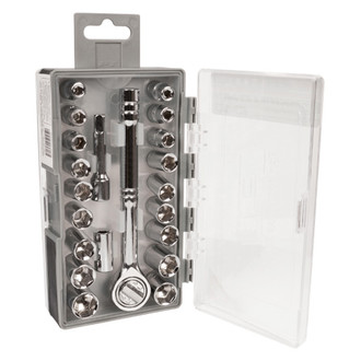 Performance Tool® - 1/4" Drive Ratchet, Bit Driver and Socket Set, 189 Pieces