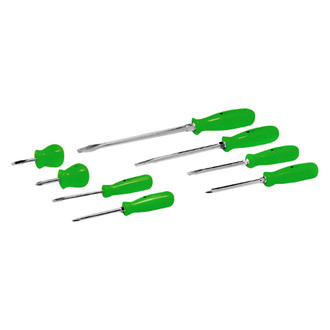 Performance Tool® - 8-piece Dipped Handle Magnetic Phillips/Slotted Mixed Screwdriver Set