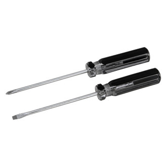 Performance Tool® - 2-piece Dipped Handle Pocket Clip Magnetic Phillips/Slotted Mixed Screwdriver Set