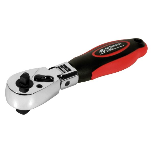 Performance Tool® - Mixed Drive Size Drive 72 Teeth Flexible Head Cushion-Grip Ratchet