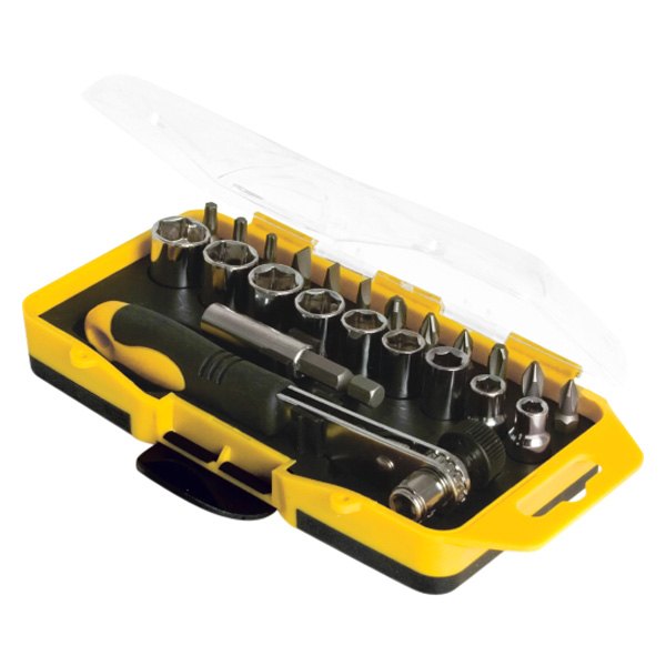 Performance Tool® - 1/4" Drive Ratchet and Socket Set, 23 Pieces