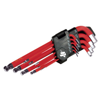 Performance Tool® - 9-Piece 1/16" to 3/8" SAE Long Arm Ball End Hex Key Set
