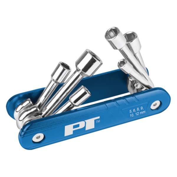 Performance Tool® - 6-piece 5 to 12 mm Metal Handle Folding Nut Driver Set