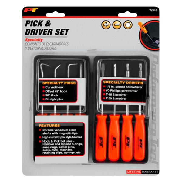 ダウラギリ産ポイント-47-1 Performance Tool® W941 - 8-piece Specialty Pick and Driver Set