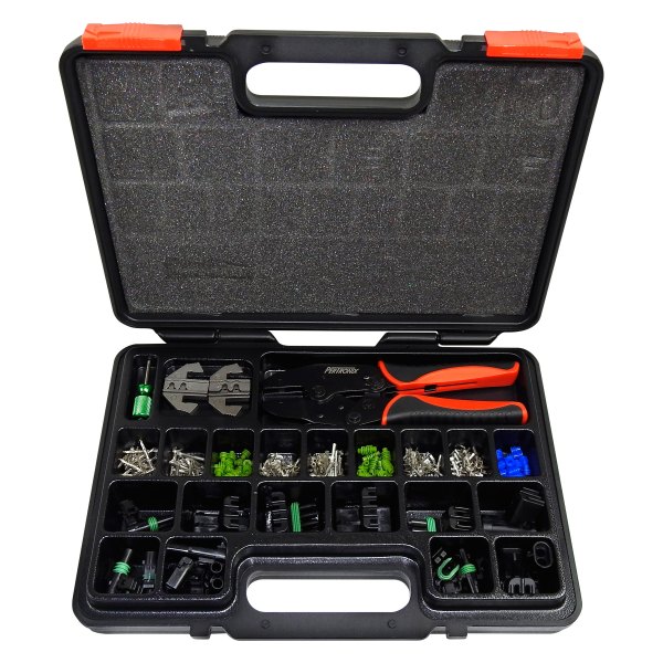 Pertronix® - 220-Piece Ratcheting Weather Pack Crimping Kit