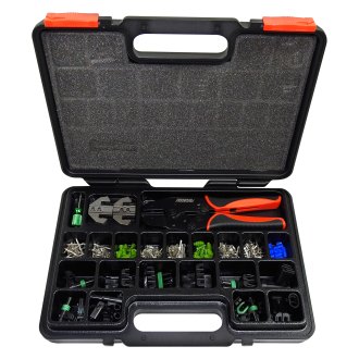 Pertronix® - 220-piece 8 AWG Ratcheting Weather Pack Crimping Kit