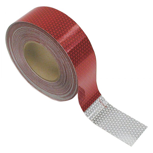 Peterson® - 150' x 2" Red/Silver Conspicuity Reflective Tape