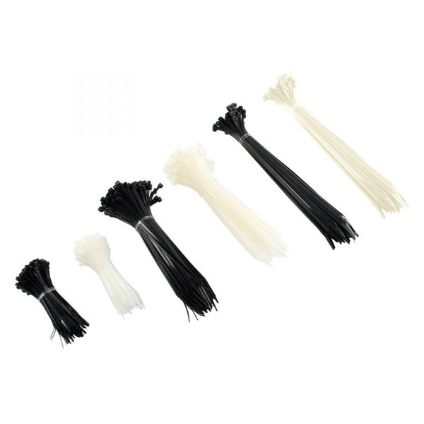 Pilot® - 4" to 11" Nylon Black and Natural Cable Ties Set