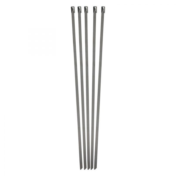 Pilot® - 11" Stainless Steel Silver UV Resistant Cable Ties