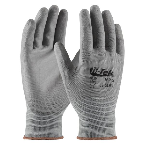 PIP® - G-Tek™ NPG™ Medium Seamless Knit Gray Nylon Gloves