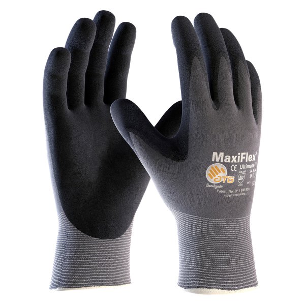 PIP® - MaxiFlex™ Ultimate™ X-Large Seamless Knit Black Nylon/Lycra General Purpose Gloves 