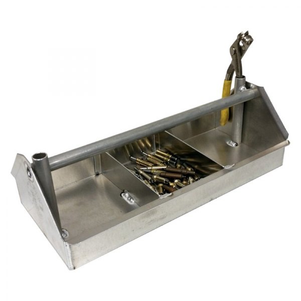 Pit Pal® - 16" x 5" Stainless Steel Cleco Parts Tray