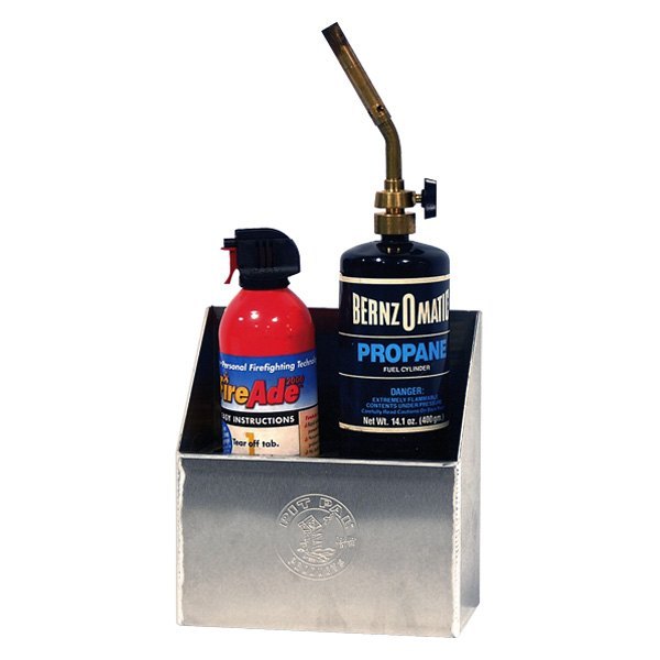 Pit Pal® - 2-Bay Propane/Fire Extinguisher Can Holder (7.75"W x 6"H x 4.5"D)