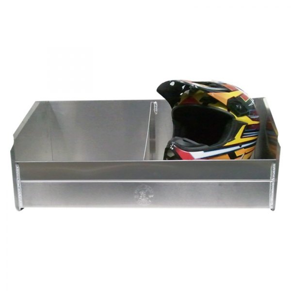 Pit Pal® - 2-Bay Silver Helmet Shelf (28.5"W x 12"H x 15"D)