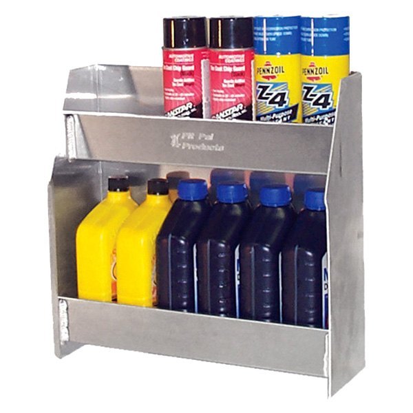 Pit Pal® - Junior 2-Shelf Oil and Aerosol Cabinet (16.25"W x 16"H x 5.5"D)