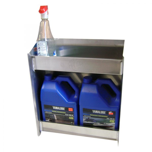 Pit Pal® - 2-Shelf Oil Bottle Cabinet (15.625"W x 18"H x 6")