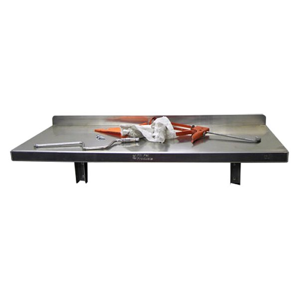 Pit Pal® - Silver Compact Fold Down Table (17" W x 26" L x 4-1/2" H)