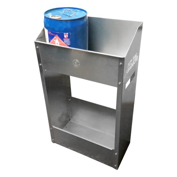 Pit Pal® - 4-Bay Stacked Fuel Can Rack (25"W x 35"H x 12.5"D)