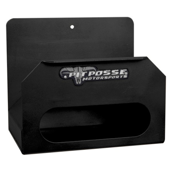 Pit Posse® - Black Air Hose Hanger with Shelf (7"W x 8"H x 5.25"D)